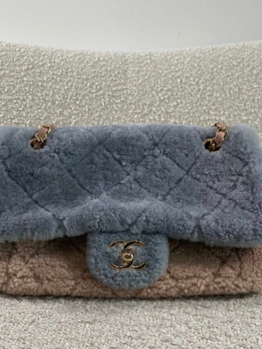 Authentic Pre-Owned Chanel Shearling Flap Bag